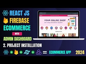 Build Ecommerce App with React And Firebase | Project Installation | React Projects For Beginners #2