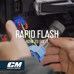 #WebsiteWednesday l Fixing Rapid Flash Are you trying to fix rapid flashing lights on your truck bed? In many cases, this issue can be resolved with installing the correct wiring adapter. Our experienced distributors upfit these trucks each and every day and are very familiar with the specifications of many of these trucks. Please reach out to one of your local distributors at cmtruckbeds.com/locate-a-distributor or contact us at parts@cmtruckbeds.com to resolve your rapid flash issue today. Tha