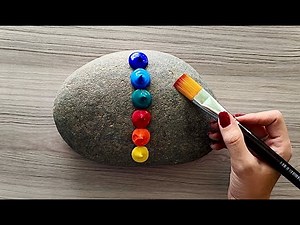 Easy Stone Painting | Love | Beautiful Acrylic Painting For Beginners