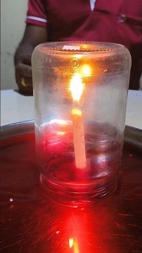 Candle Water Rising Experiment Explained 🔥💧 | Easy Science for Kids #experiment #science
