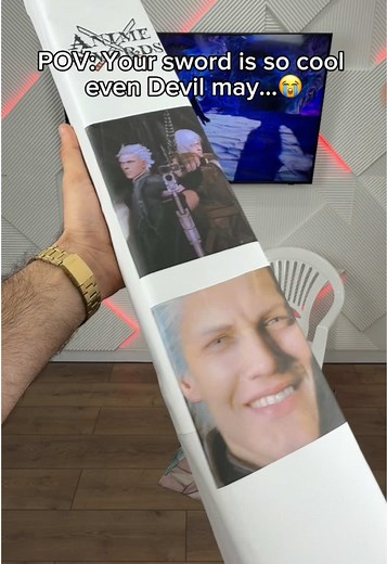 Yamato Sword Glowing and Smoking in DMC5 — Vergil Yamato Effect