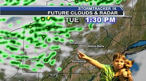2K views · 60 reactions | Tyler with Future Radar showing severe weather (T-Storms) likely towards evening/dark with bands of orange and red! | WNEP Weather | Facebook