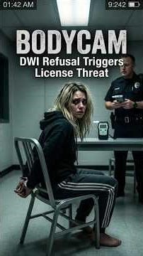 Bodycam: DWI Refusal Triggers License Threat
