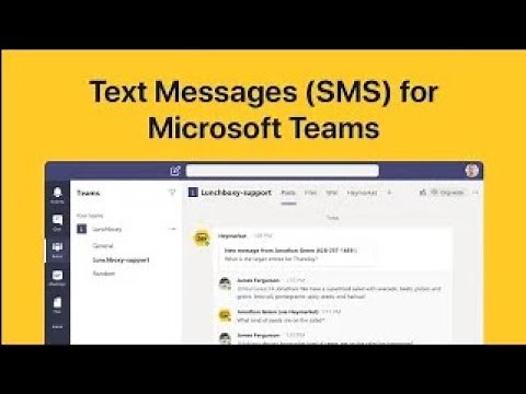 Business Text Messaging for Microsoft Teams