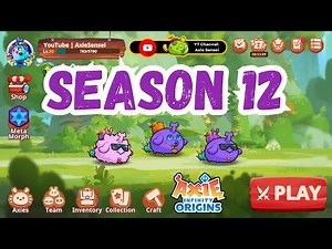 🔴LIVE: Axie Infinity: Origins | Season 12 | Epic Era | GOO team! | Letz GOO!