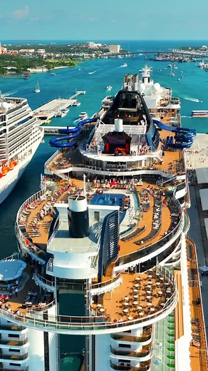 Beautiful Day and Night on a MSC Seascape Cruise Ship