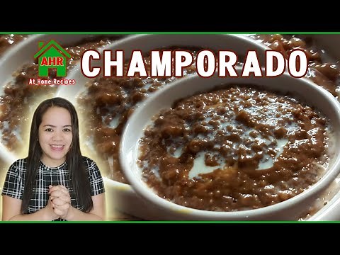 How to cook Champorado using rice cooker...At Home Recipes