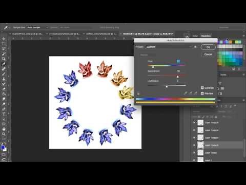 Digital Color Wheel in Photoshop CC