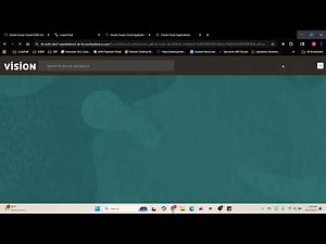 Oracle Fusion Tutorial (Overview) شرح للمبتدئين | الصفحة الرئيسية والقائمة الرئيسية