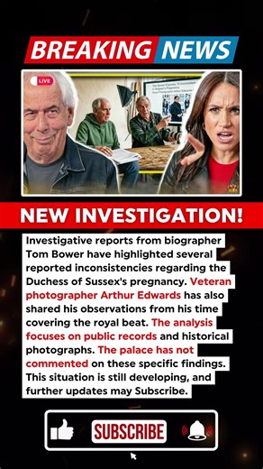 Latest Update: Tom Bower Examines Reports on the Duchess of Sussex #shorts #royalfamily