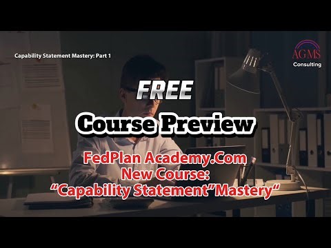 Capability Statement Secrets: Get Noticed by Federal Buyers