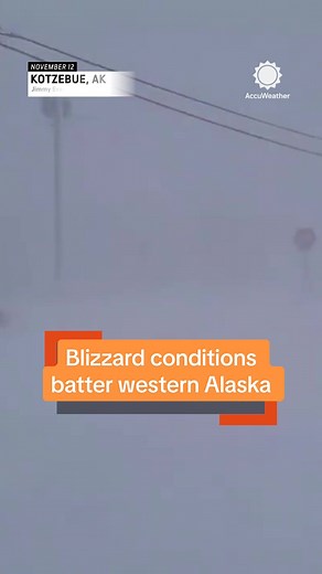 ❄️❄️ Blizzard conditions created a whiteout in western Alaska, with wind gusts of up to 85 mph reported.⁣ ⁣ Meanwhile, Anchorage is less than an inch away from having the snowiest November on record -- and more snow is in the forecast! ⁣ ⁣ #alaska #akwx #blizzard #blizzardconditions #snow #snowfall #winter #wintervibes #winterweather #weather #instaweather #anchorage #anchoragealaska #fyp #fypシ #alaskalife