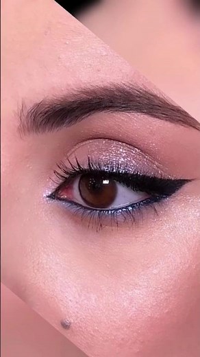 💙🖤 simple indain eye makeup tutorial | easy for beginners