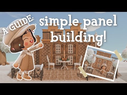 3 ways to create simple panel builds!! // animal crossing new horizons