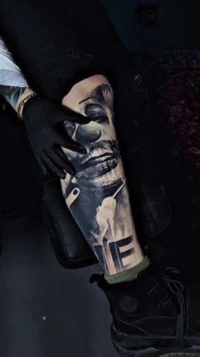 Full leg in progress by Vlad #tattoo #fy #grwm TikTok
