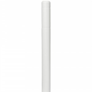 Innoplast BollardGard 4 11/16" x 52" White Bollard Cover BC452WN