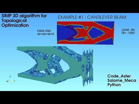 Topological Optimization - SIMP & SALOME_MECA