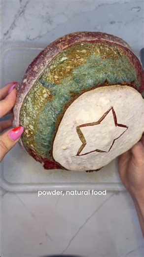 Easy Patriotic Sourdough Bread Tutorial (Red, White & Blue)