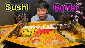 89K views · 3.7K reactions | Sushi Kushi offers all you can eat delicious SUSHI and I ate an entire boat! | Strictly Dumpling | Facebook
