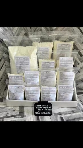 Introducing goat milk powder with its fantastic benefits for our dogs super quality as it is human grade. Available at Walker’s Natural & Healthy Dog Treats UK @highlight with these fantastic introductory prices | Jackie Snuffletreats Mats