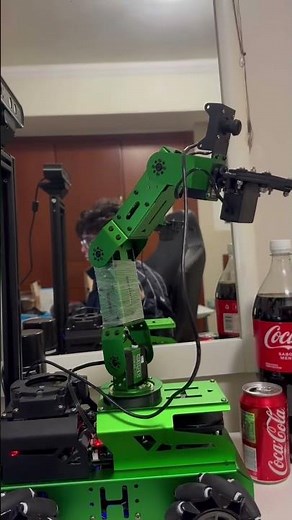 Robotic arm test using ros #robotics #nvidia #tech