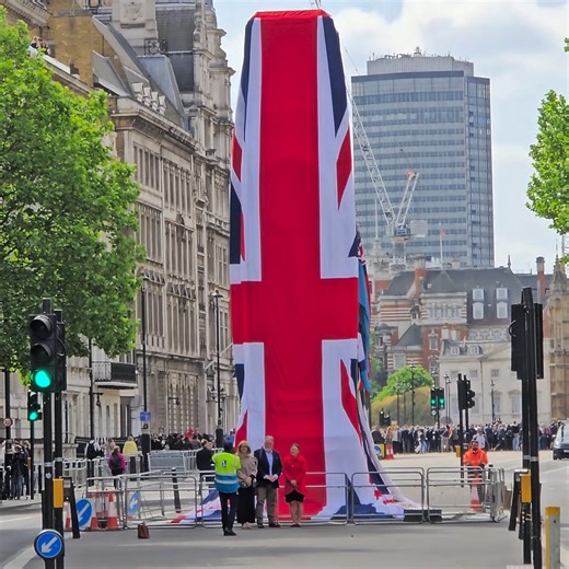 Salutes the UK flag at the Cenotaph in Central London#BritishTradition | British Tradition