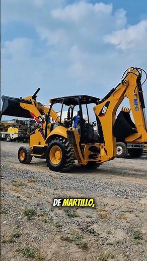 Retroexcavadora 420F con kit para martillo