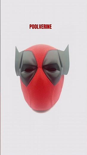3D Printed Deadpool Mask With Emotions #deadpool #3dprinting