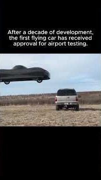 After a decade of development, the first flying car has received approval for airport testing.#tech