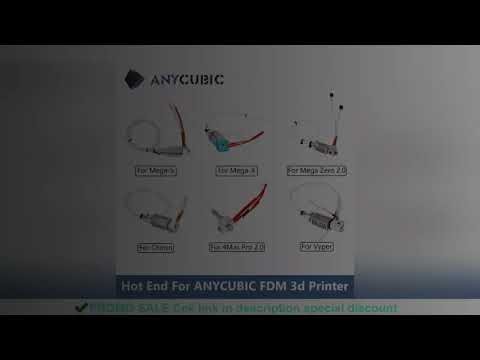 ANYCUBIC 3d Printer Parts Print Head Hot End For Mega S, Mega X, Chiron, Vyper Kobra 2 Max Kobra 2 P