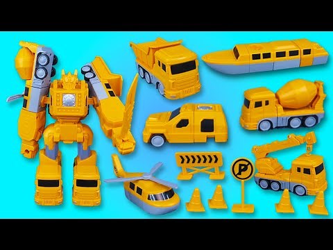 Satisfying Unboxing of a Golden Robot That Transforms into a Car and a Boat ( ASMR )