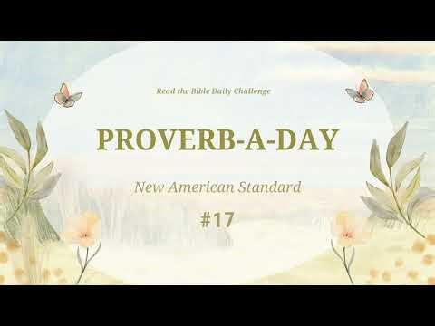 (NASB) Proverb-A-Day Challenge: Proverbs 17