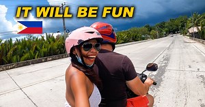 Today we visited the west coast bohol just before the storm. | Day Dream Vlog