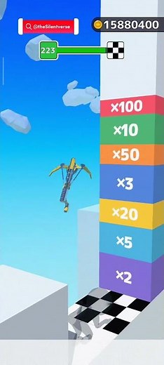 Gun Sprint Level 223 | Epic Speed & Precision Gameplay 🔥 #Shorts