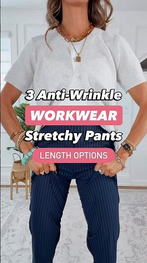 3 Anti-Wrinkle Workwear Pants You Need | Shop on my Amazon Storefront - link in bio #workwear