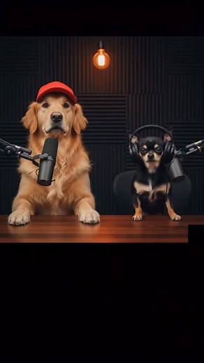 Dog Podcast: Episode 92. Mad the Retriever is roasting a chihuahua who went viral for barking at a dog that was on the other side of the patio door glass. Today, we roast him for his reaction. #dogpodcast #puggyup #chihuahua #goldenretriever #funnydog | PuggyUp