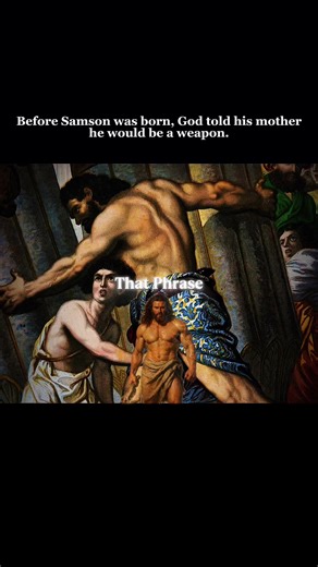 Before Samson was born God told his mother he would be a weapon. The Spirit of the Lord came upon him and he killed a thousand men with a jawbone. Then Delilah. Then betrayal. Blind and chained in the dark. But his hair was growing back. And in the temple of Dagon he prayed one prayer. Lord God remember me. Strengthen me just once more. And God answered. Type PILLARS if that just changed how you see your darkest moment. #Jesus #Bible #Christian #BibleStudy #Faith