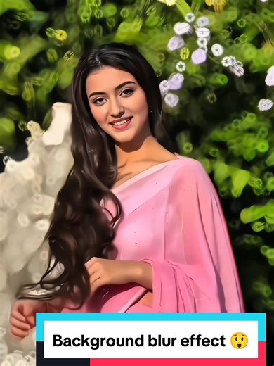 Background blur effect in tiktok ✅💯 | iPhone background blur effect #background #blur #highquality #effect #trending