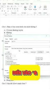 Cách tô đậm đề mục câu hỏi hàng loạt trong Word