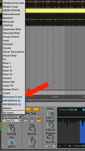 💡 How to use Ableton's Compressor as a referencing plugin #abletontips #abletonlive #ableton #abletonproducer | Abletunes