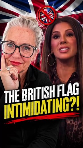 She Says The British Flag Is Intimidating…🇬🇧 #unitedkingdomtiktok #fyp #followback #ukcreator #politics