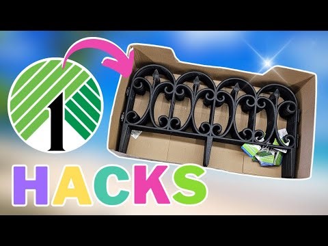 GENIUS 🤯 Dollar Tree DIY Crafts using Garden Fences | Summer Crafts