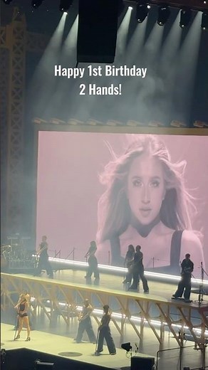 tate mcrae’s 2 Hands turns 1 years old#tatemcrae #2hands #misspossessivetour #birthday #fyp #shorts
