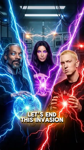 Snoop Dogg, Kim Kardashian & Eminem vs ALIEN INVASION! 🛸💀 #shorts #eminem #snoopdogg #alien