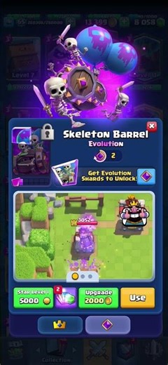 Skeleton Barrel Evolution | Clash Royal