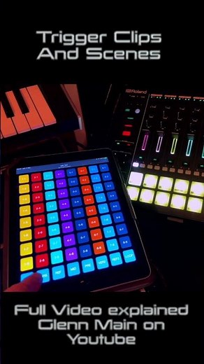 MC707 with iPad - Ableton Live style #mc707
