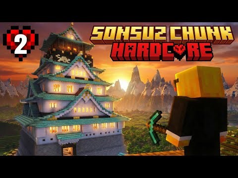 Japon Tapınağını Nasıl Yapmadım? - Minecraft Sonsuz Chunk Hardcore: Bölüm 2