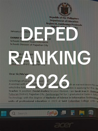 Updating Teacher Papers for DEPED 2026