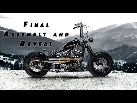 From parts to paint in 30 Minutes Harley Davidson Hardtail Motorcycle Bobber Build
