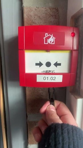 [Part 2] testing a new style XP95 KAC call point #fire #firealarm #test #mcp #callpoint #xp95 #fyp